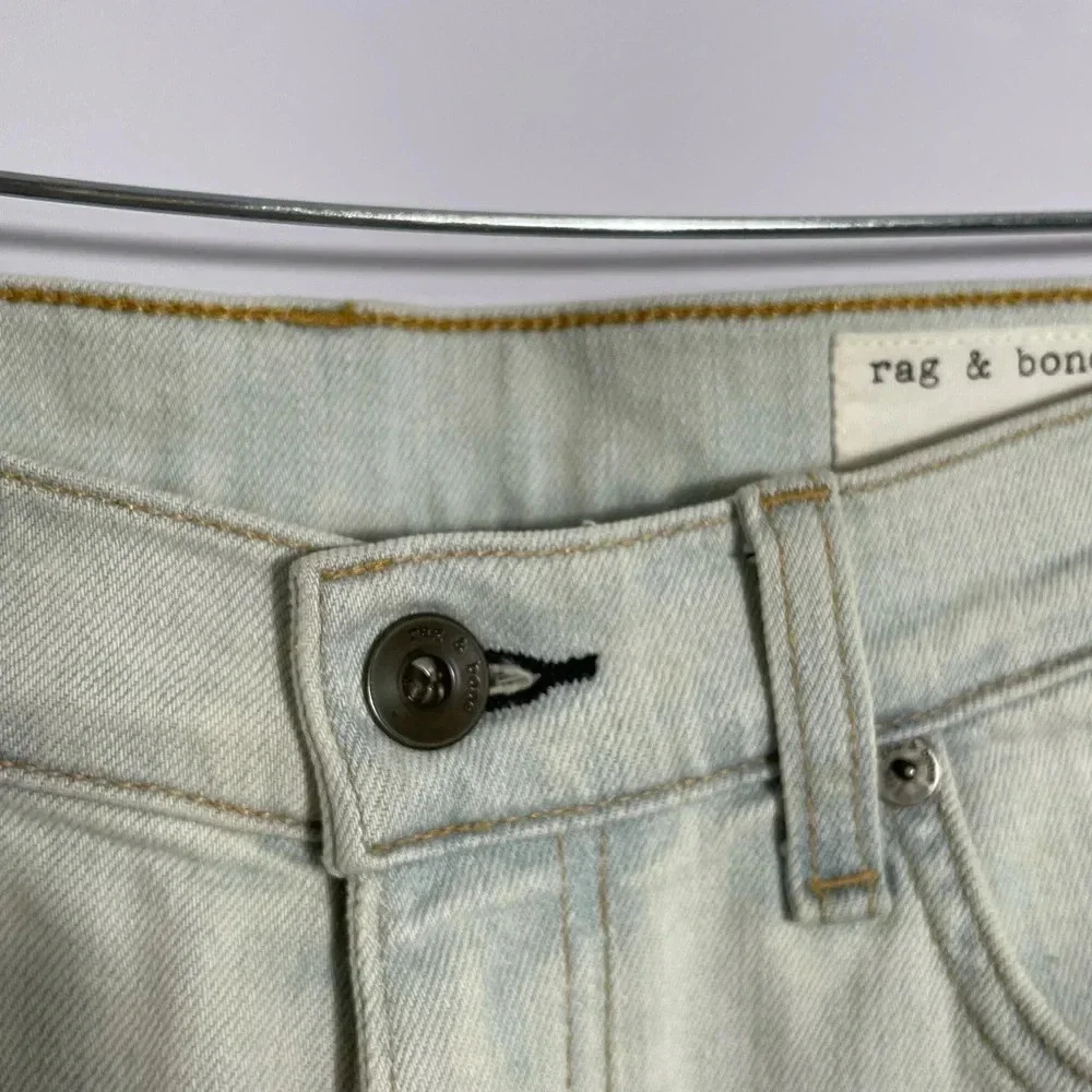 rag & bone Dre Cutoff Ankle Cropped Skinny Jeans Color Achilles Size 25